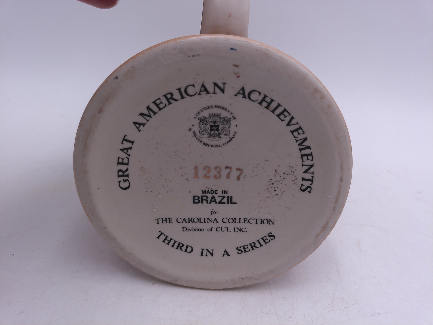 Beer Stein Miller High Life Great American Achievements No. 12377 The Carolina Collection