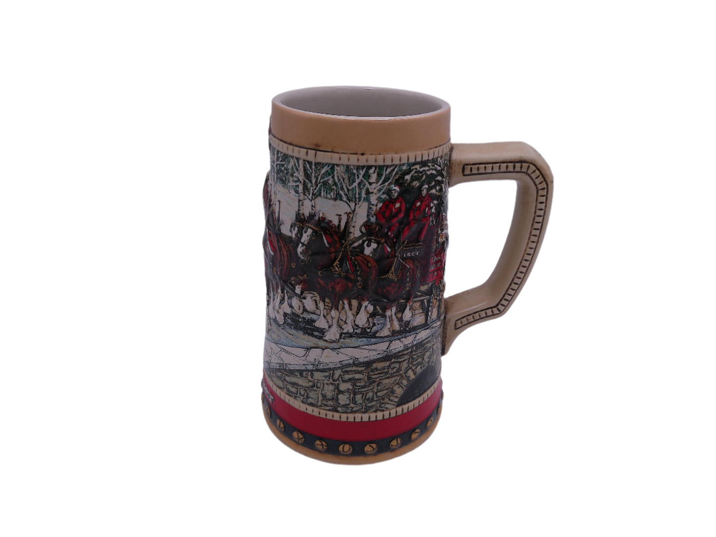 Beer Stein Cobblestone Passage by Anheuser-Busch 1988 Christmas Stein