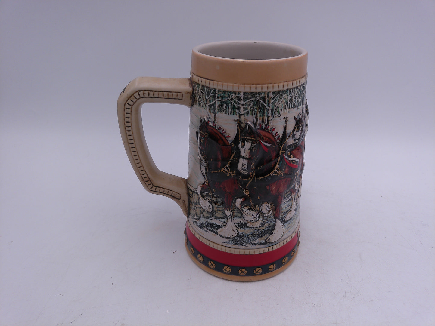 Beer Stein Cobblestone Passage by Anheuser-Busch 1988 Christmas Stein