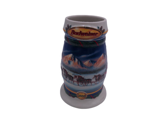 Beer Stein  2000 Budwieser Holiday Stein No. CS416