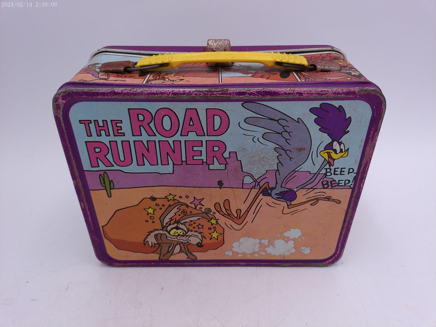 Vintage 1970 The Road Runner lunchbox