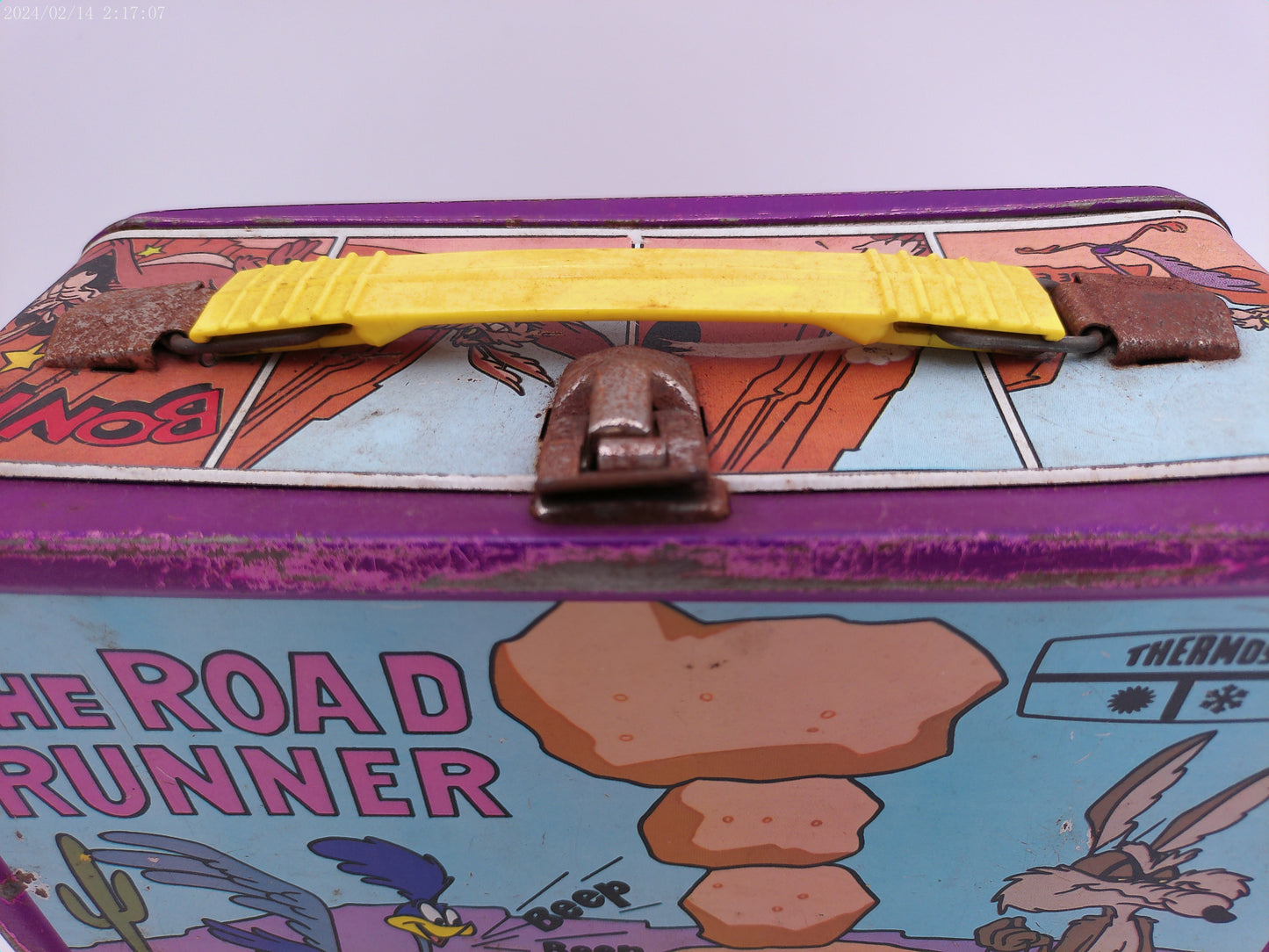 Vintage 1970 The Road Runner lunchbox
