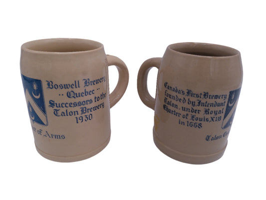 Beer Stein  Roswell Brewery Lot of 2 Steins Vintage