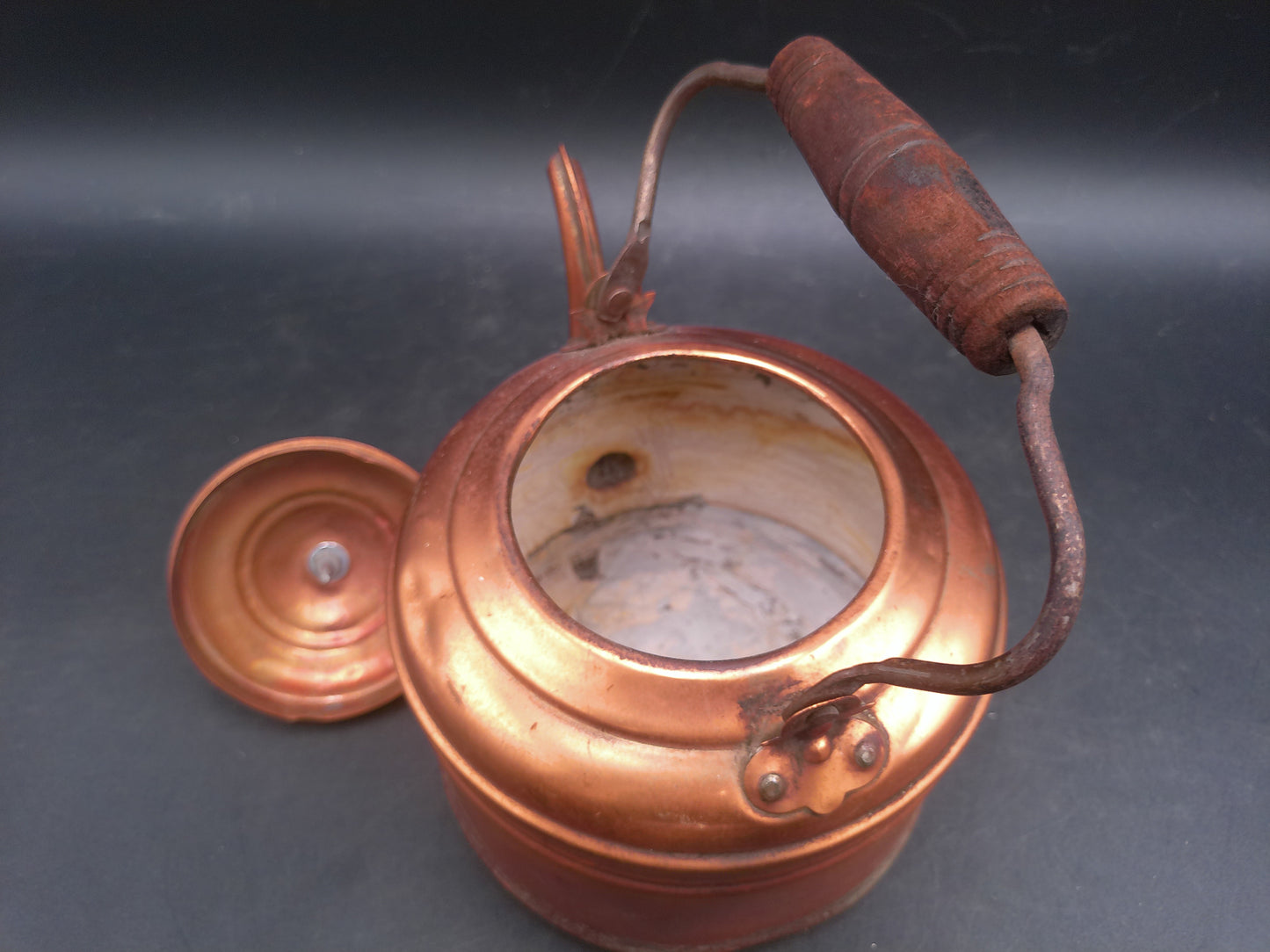 Copper Coffee Pot and Pitcher and Cup Mug Vintage