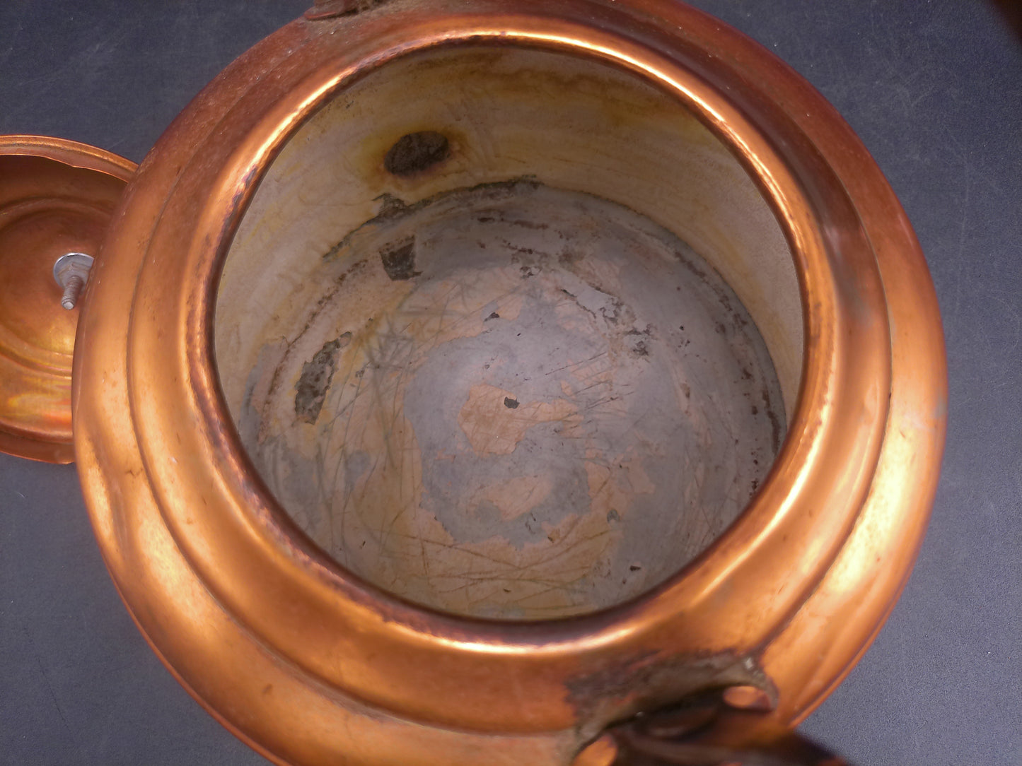 Copper Coffee Pot and Pitcher and Cup Mug Vintage