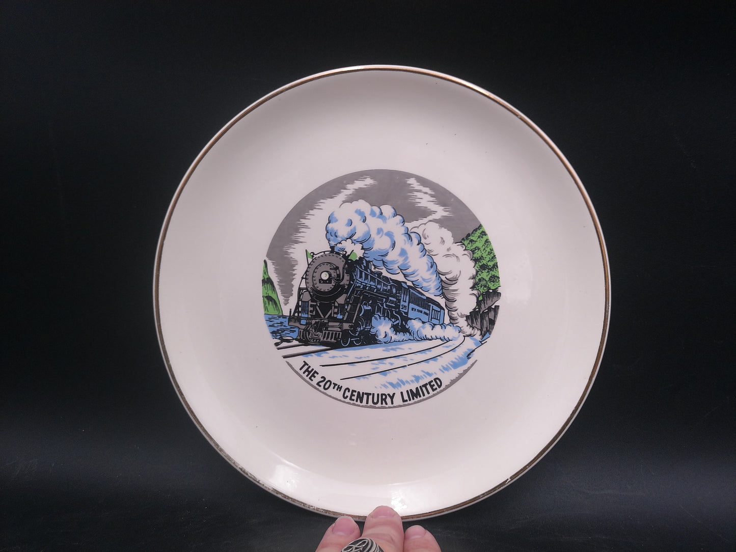 Collector Plate The 20th Century Limited Railroad Vintage