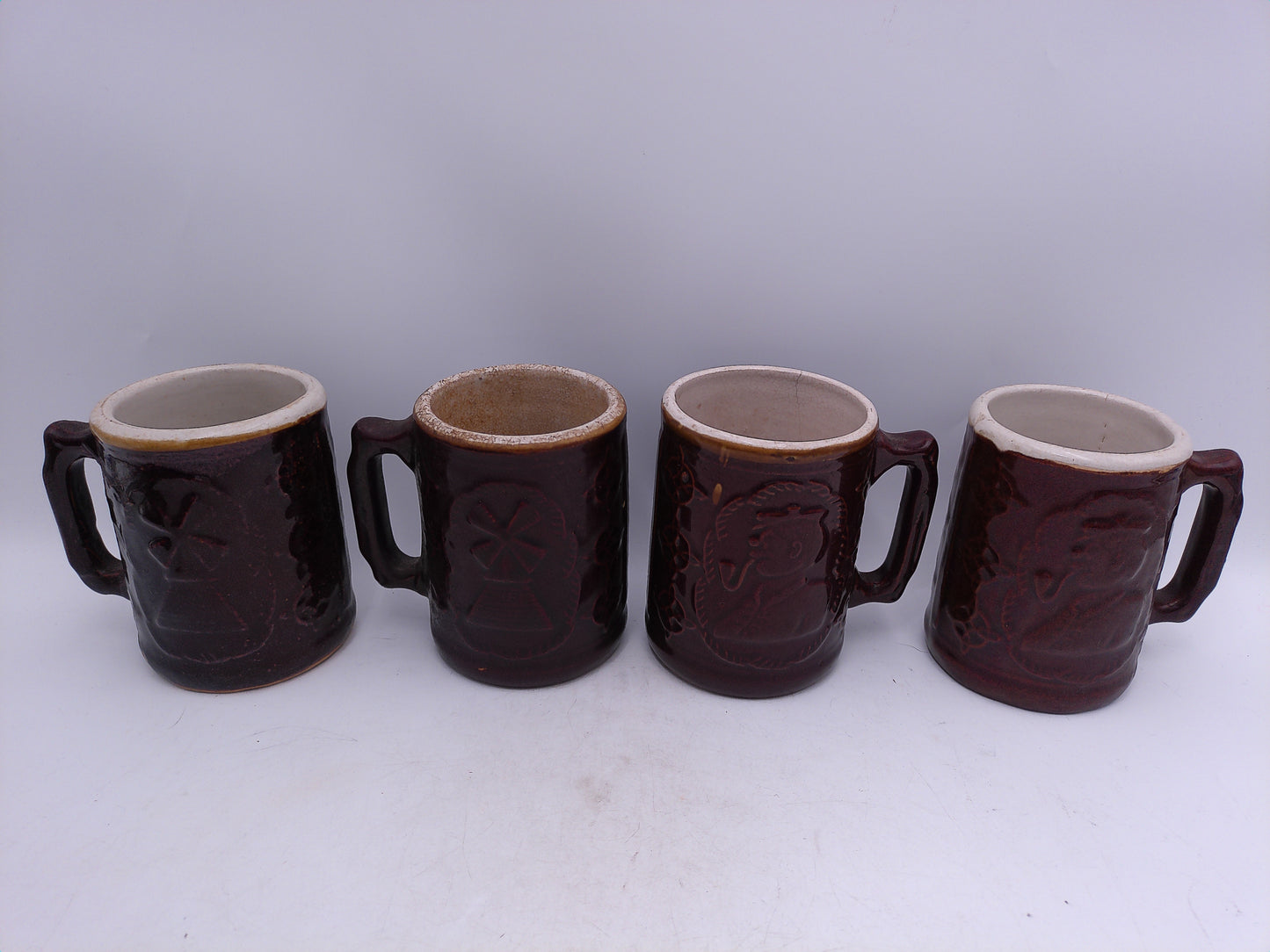 Beer Stein or Mug  Lot of 9 Burley & Winter Pottery Company from 1930's