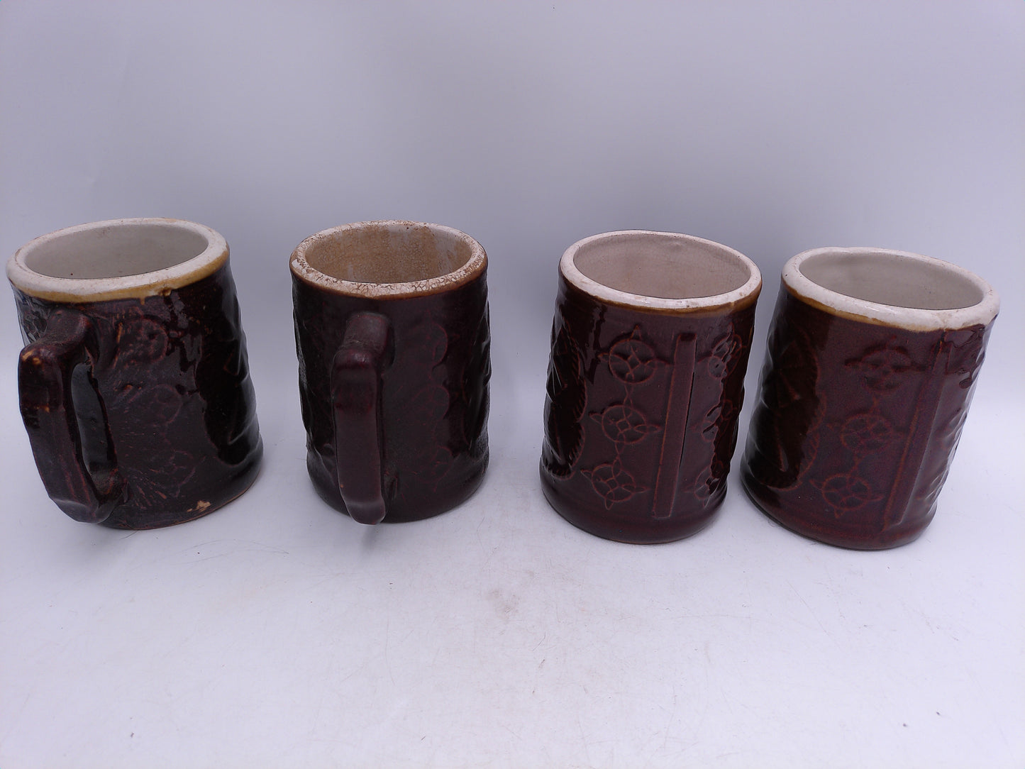 Beer Stein or Mug  Lot of 9 Burley & Winter Pottery Company from 1930's