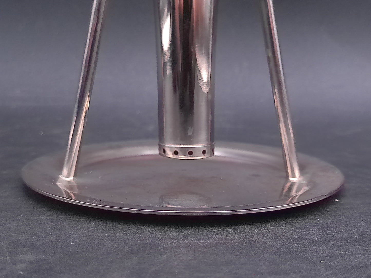 Silver Plated Wine Bar Funnel with Stand Vintage