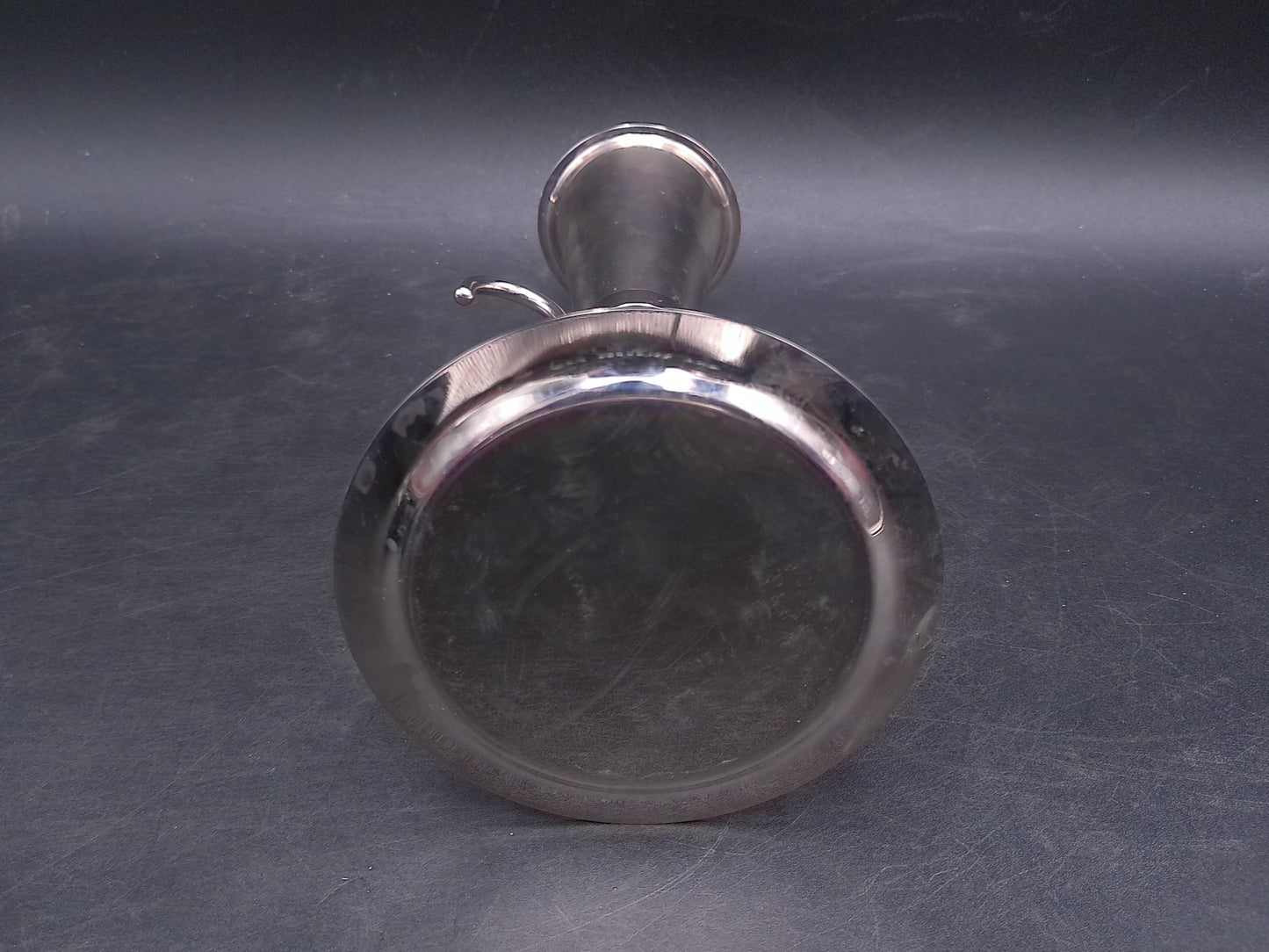 Silver Plated Wine Bar Funnel with Stand Vintage