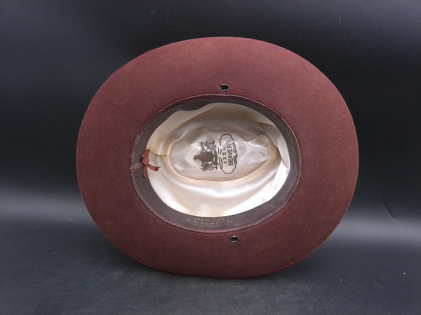 sXXX Beaver Felt W. Alboum Hat Co. Cavalry Campaign Hat