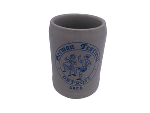 Beer Stein German Festival Detroit G.A.C.C.  Vintage Stoneware 0.5L