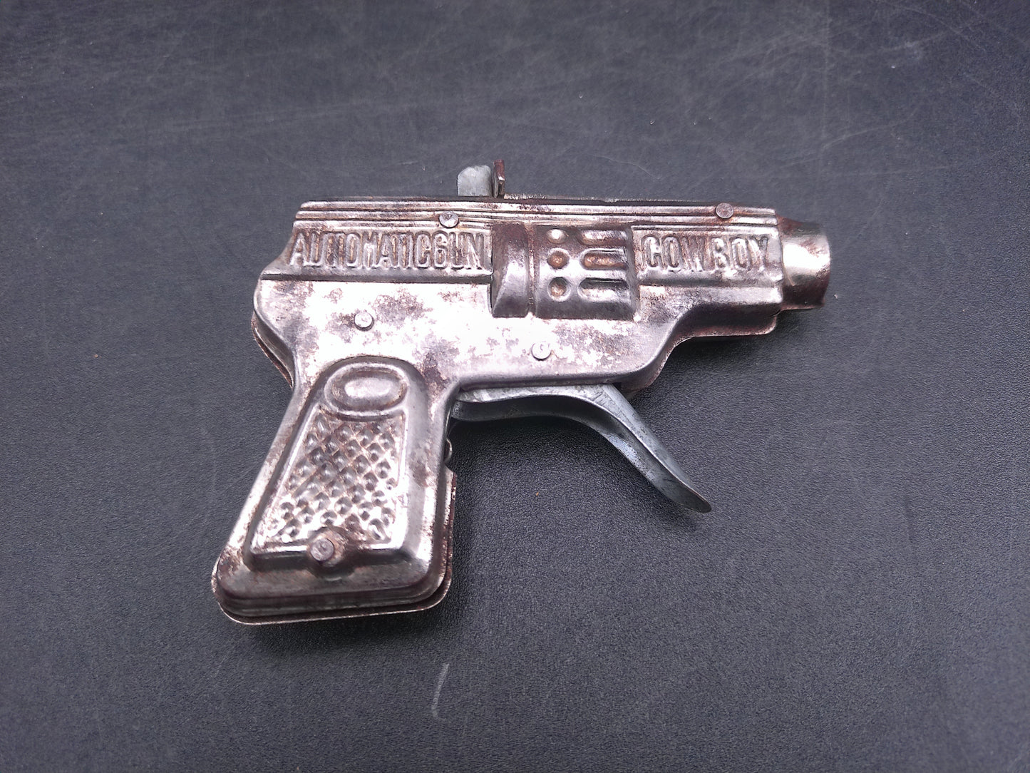 Vintage Metal Cap Gun set of 3