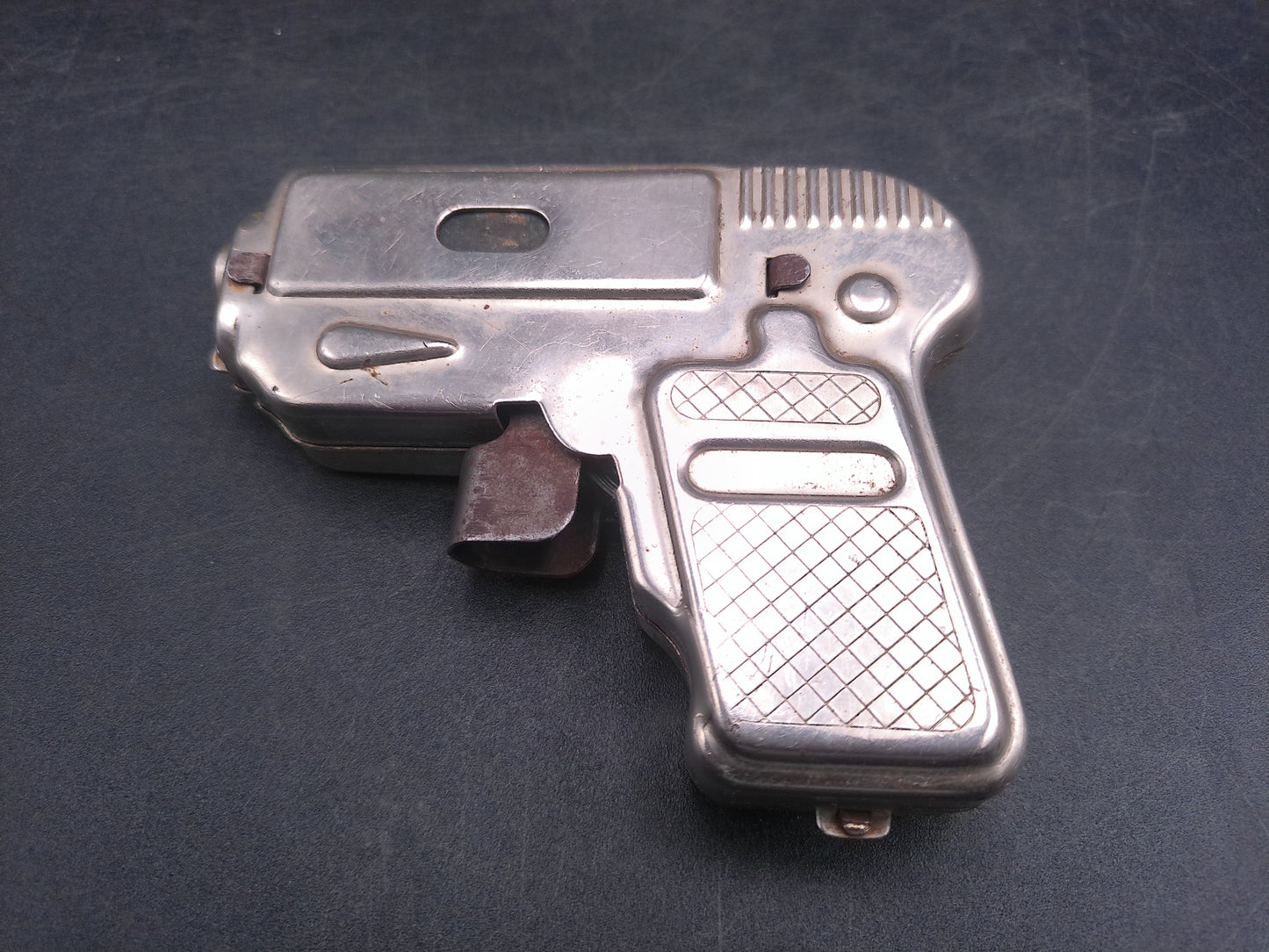 Marx Windup G-Man Toy Gun Automatic with Key Working 1930's