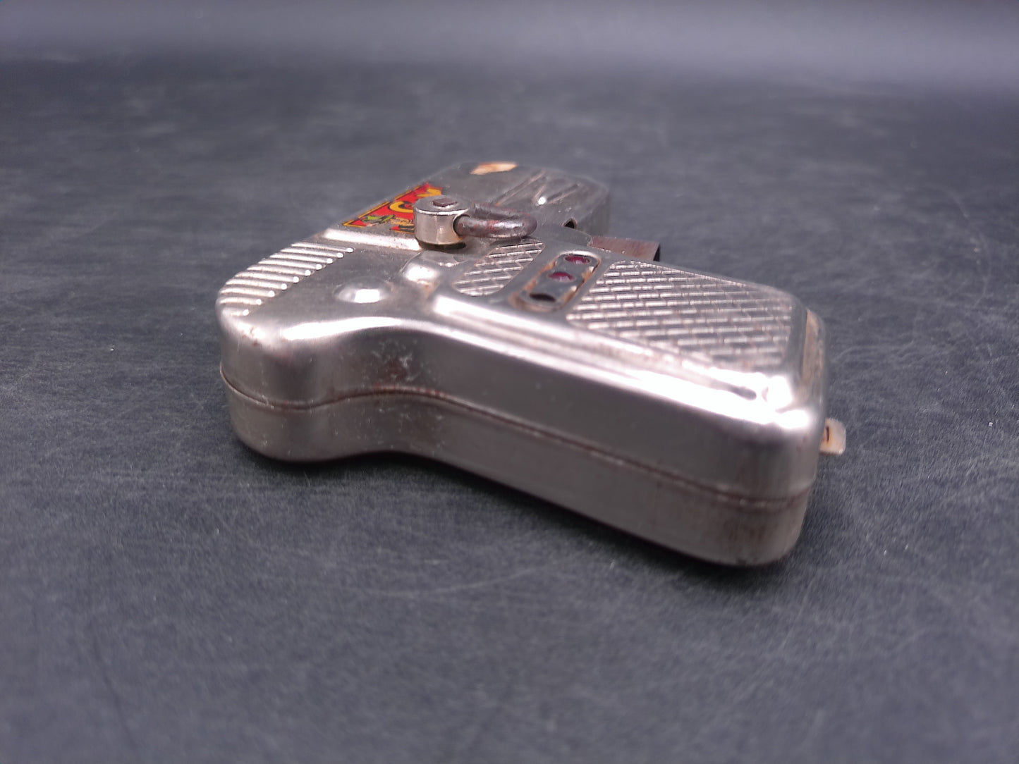 Marx Windup G-Man Toy Gun Automatic with Key Working 1930's