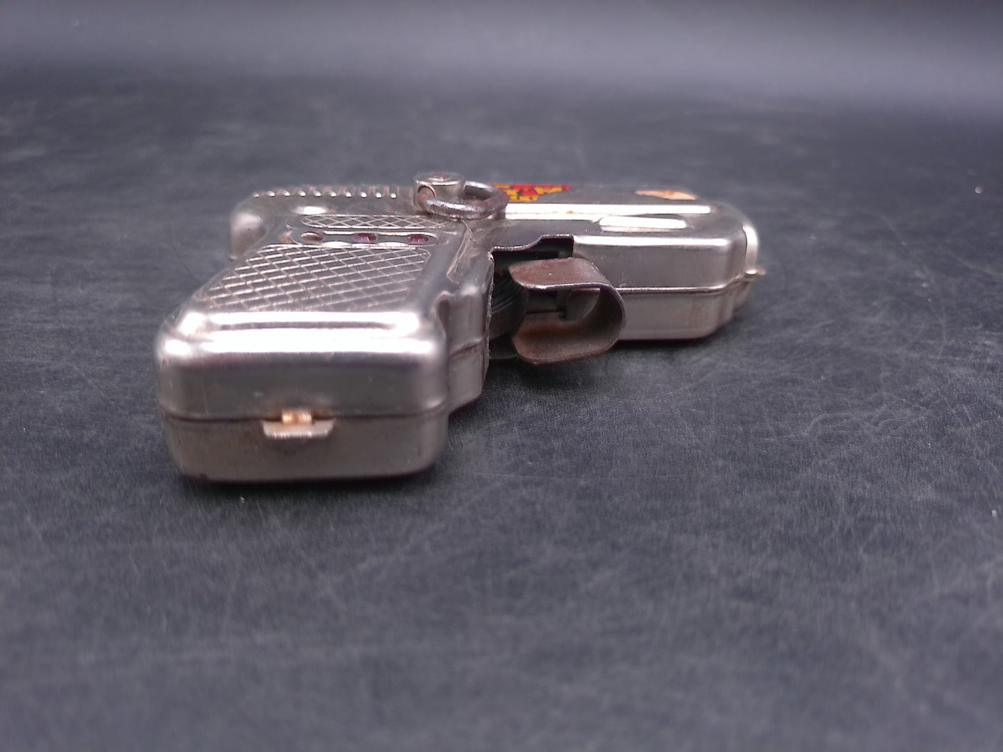 Marx Windup G-Man Toy Gun Automatic with Key Working 1930's