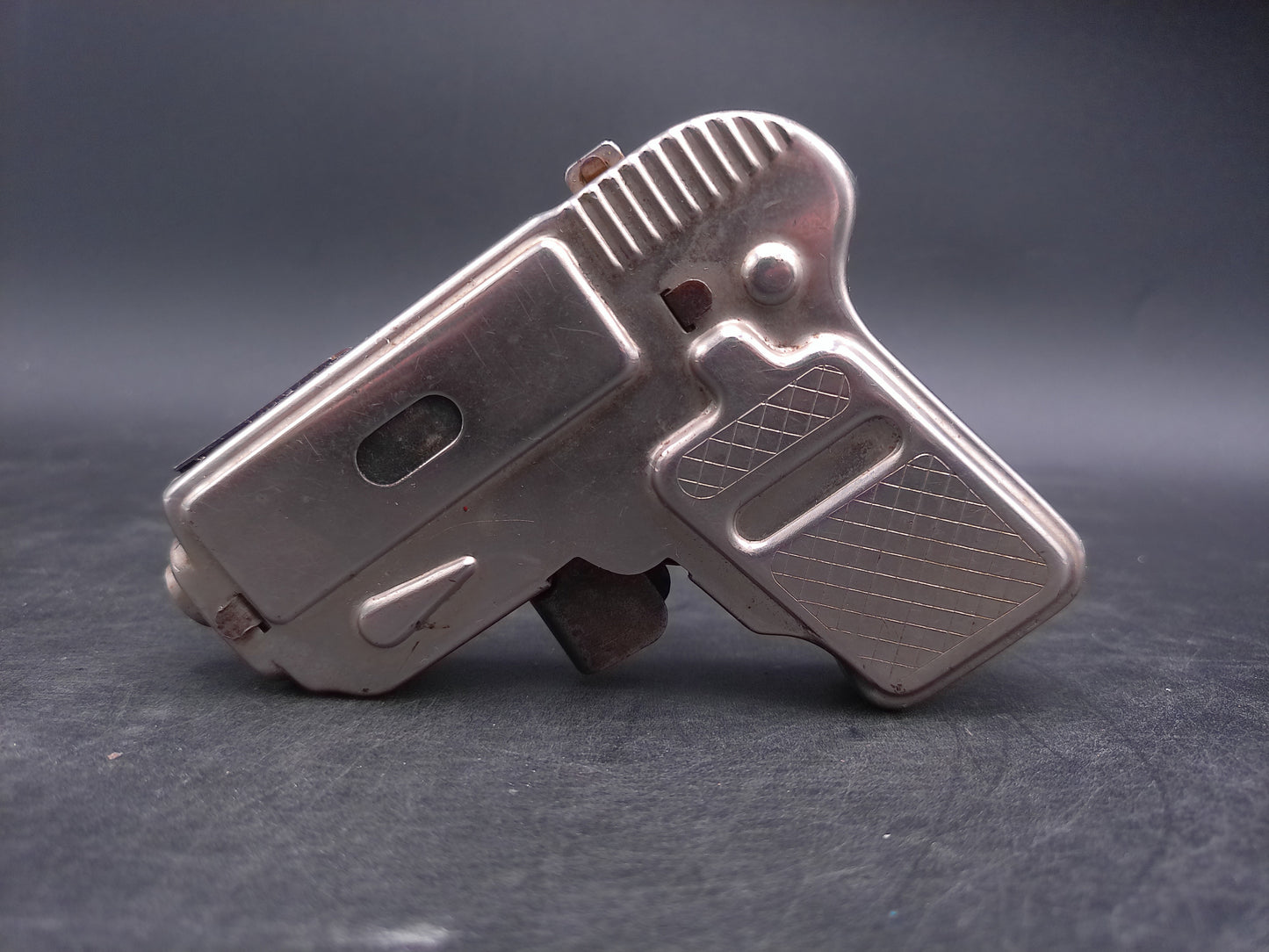 Marx Windup G-Man Toy Gun Automatic with Key Working 1930's