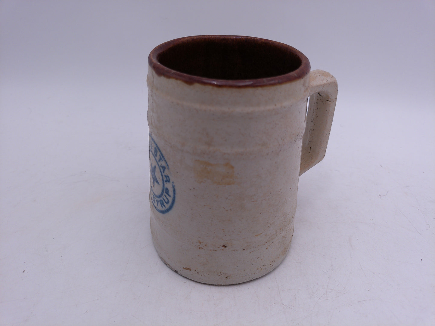 Beer Stein Prohibition Era Gold Star Malt Syrup Stoneware Mug