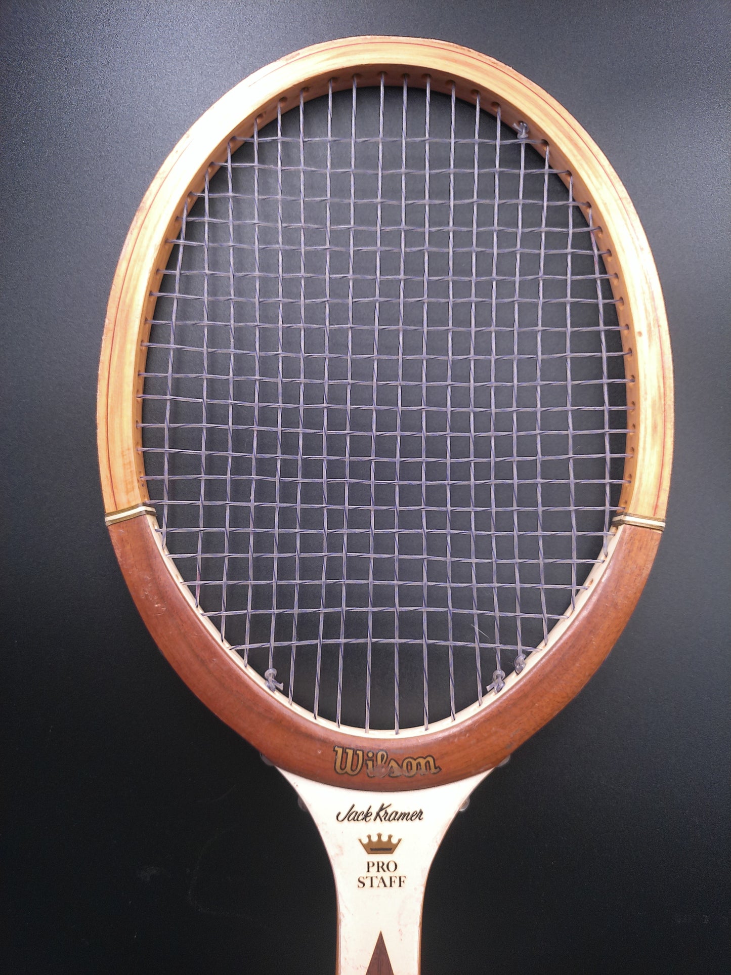 Wilson Tennis Wooden Racket set of 2 Marked Jack Karmer Pro Staff Vintage 1960's