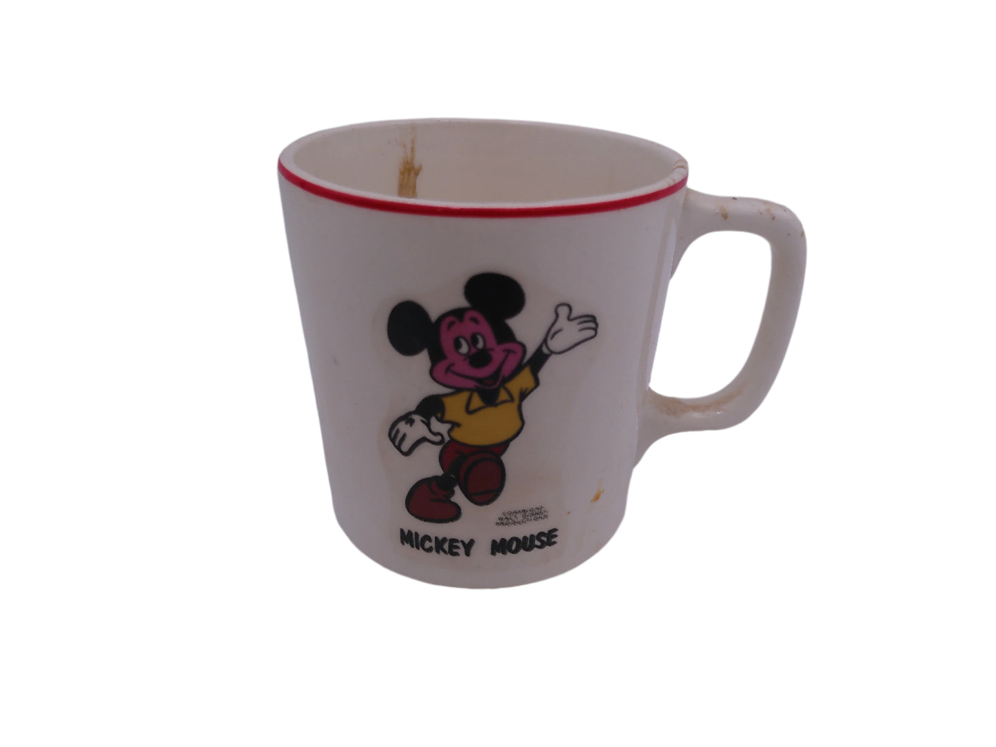 Mickey Mouse Disney Coffee Cup Mug Vintage Rare