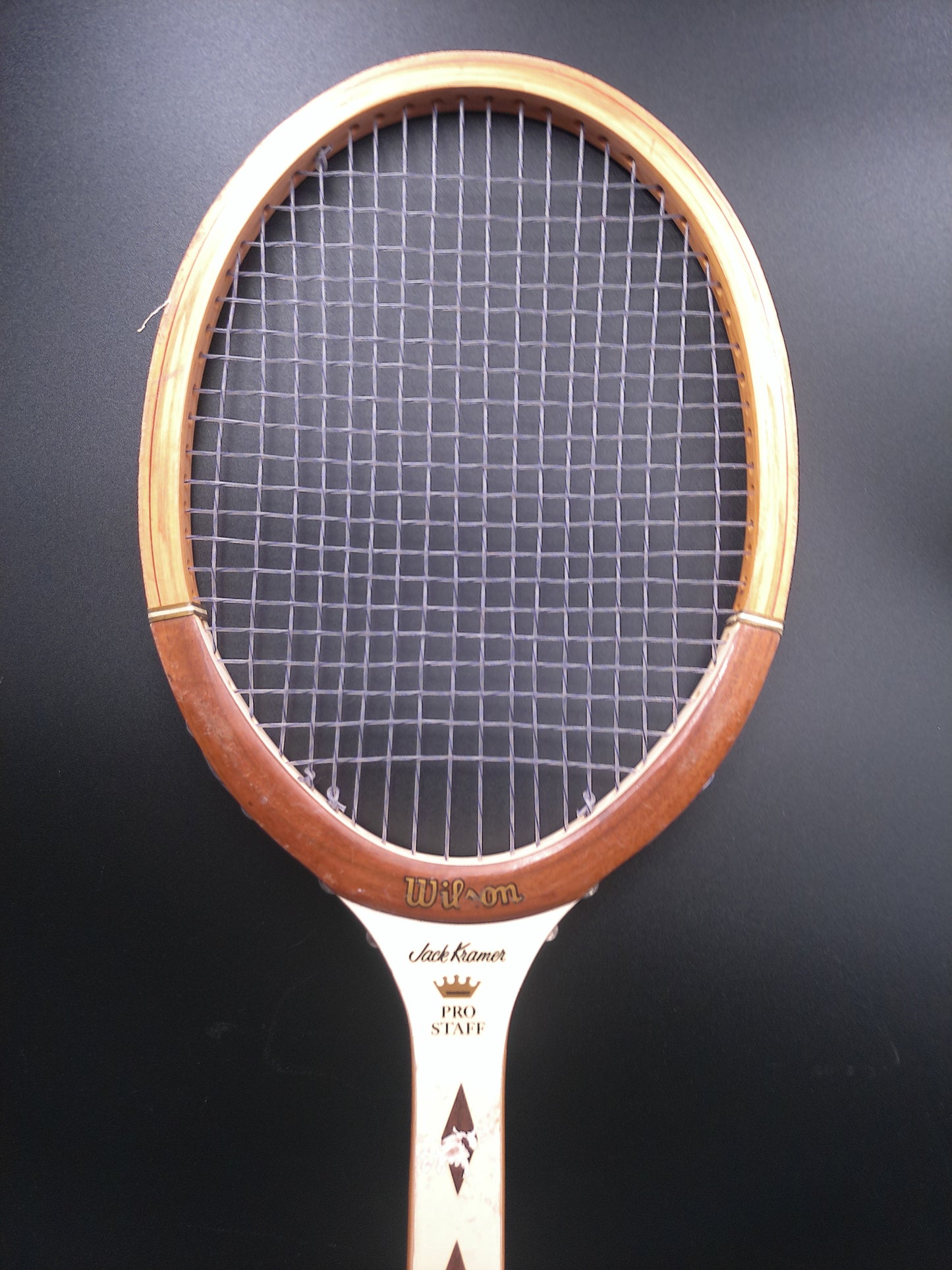 Wilson Tennis Wooden Racket set of 2 Marked Jack Karmer Pro Staff Vintage 1960's