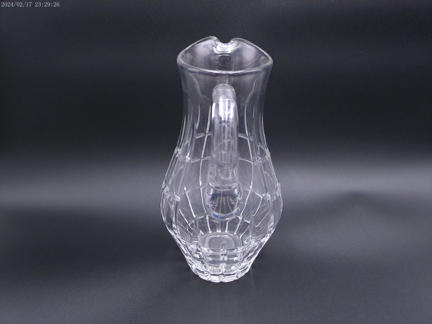 Vintage Cut Crystal Water Iced Tea Pitcher Heavy Beautiful condition
