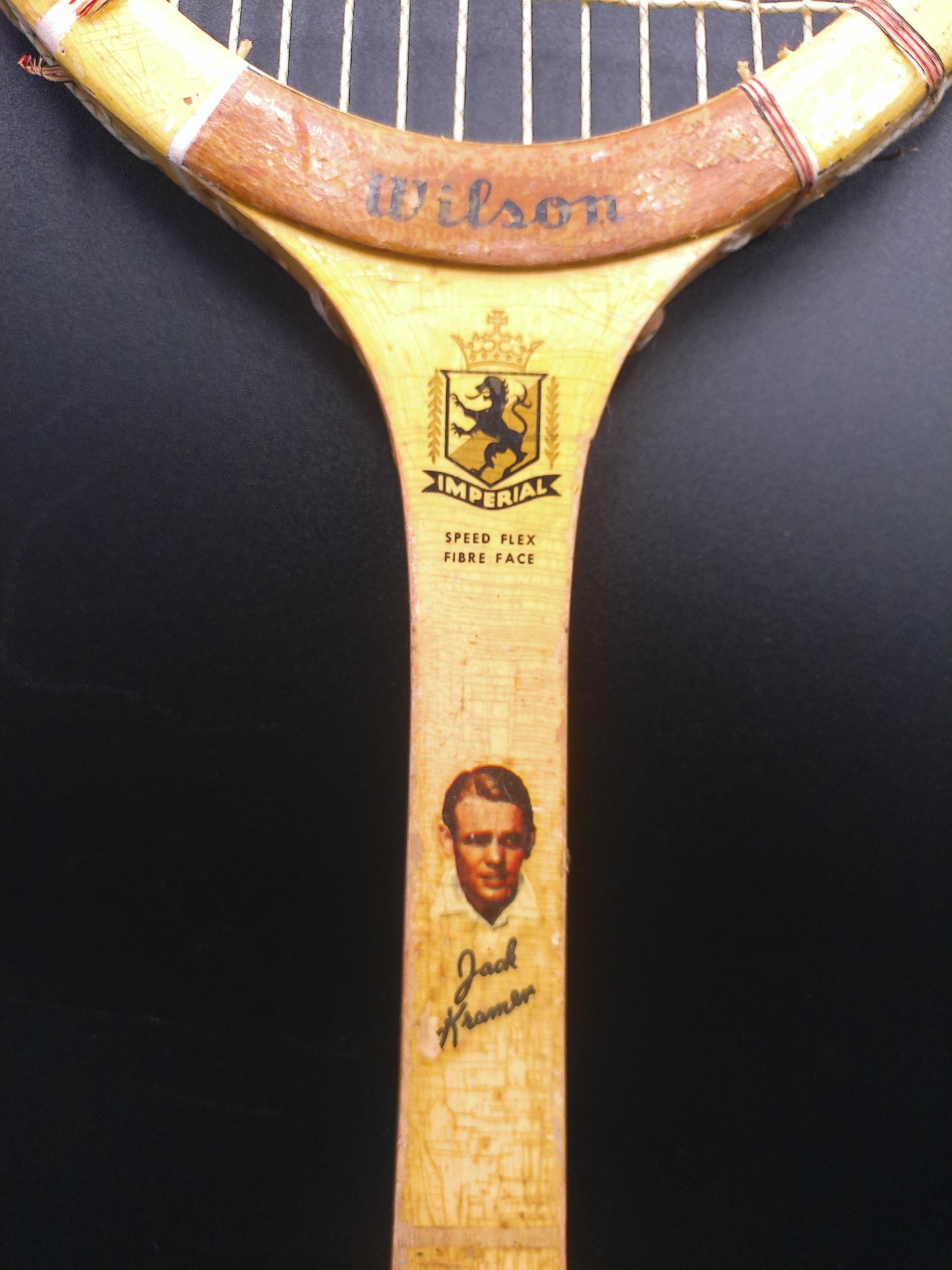 Wilson Tennis Wooden Racket set of 2 Marked Jack Karmer Pro Staff Vintage 1960's