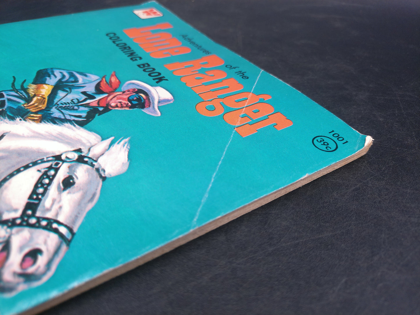 Adventures of The Lone Ranger Coloring Book Number 1001 No Pages are Colored Published in 1975