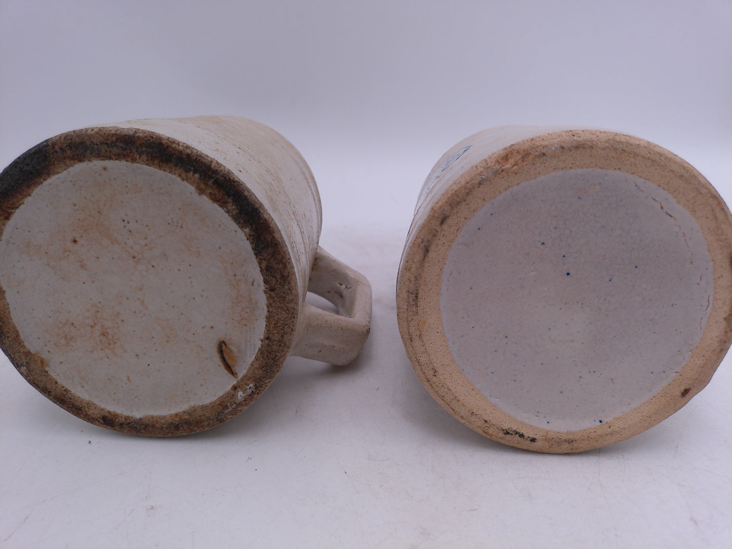 Beer Stein Set of 2 Gold Star Malt Syrup Vintage 1920's