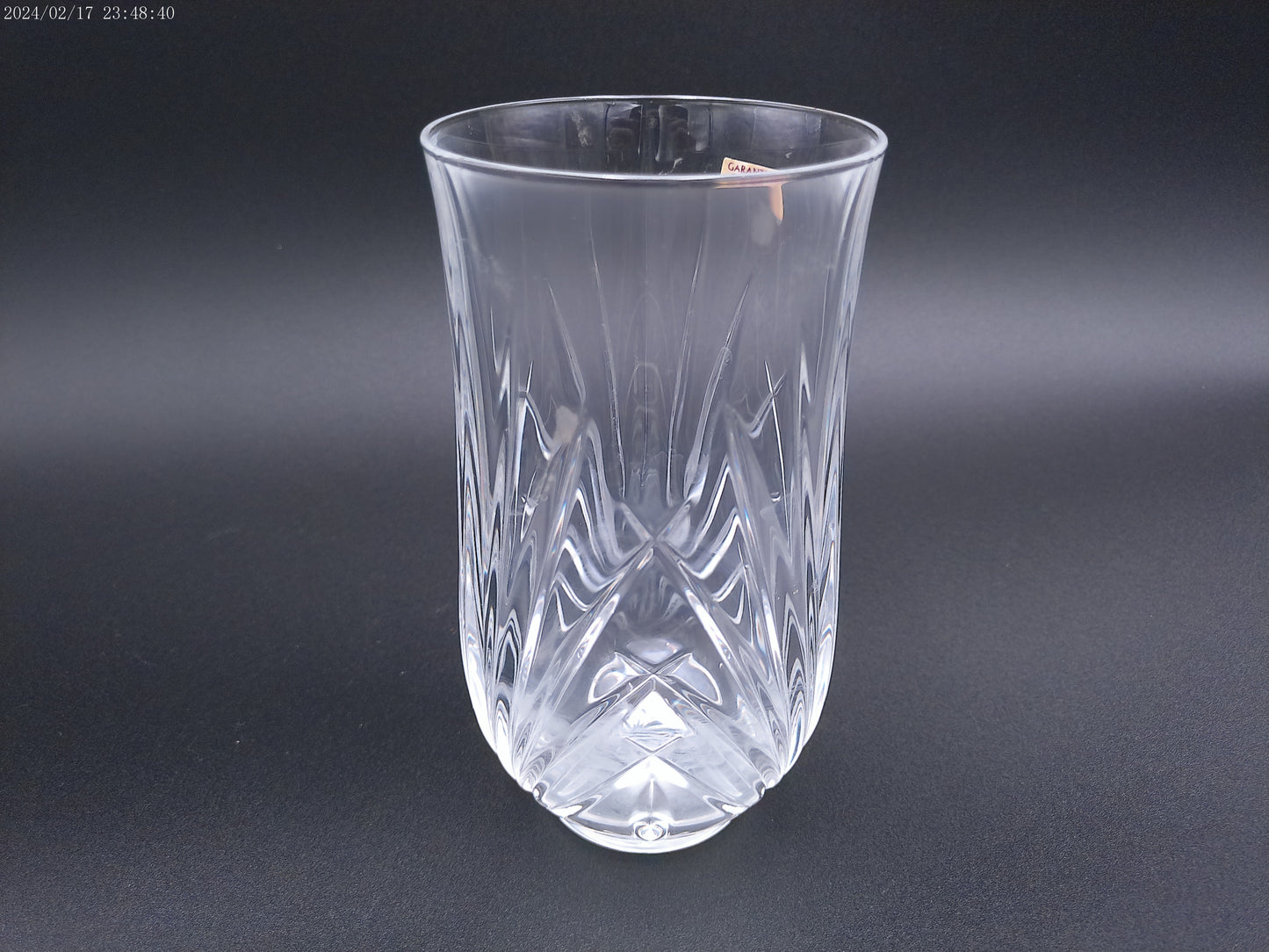 Cristal d'Arques Paris Clear Flower Vase