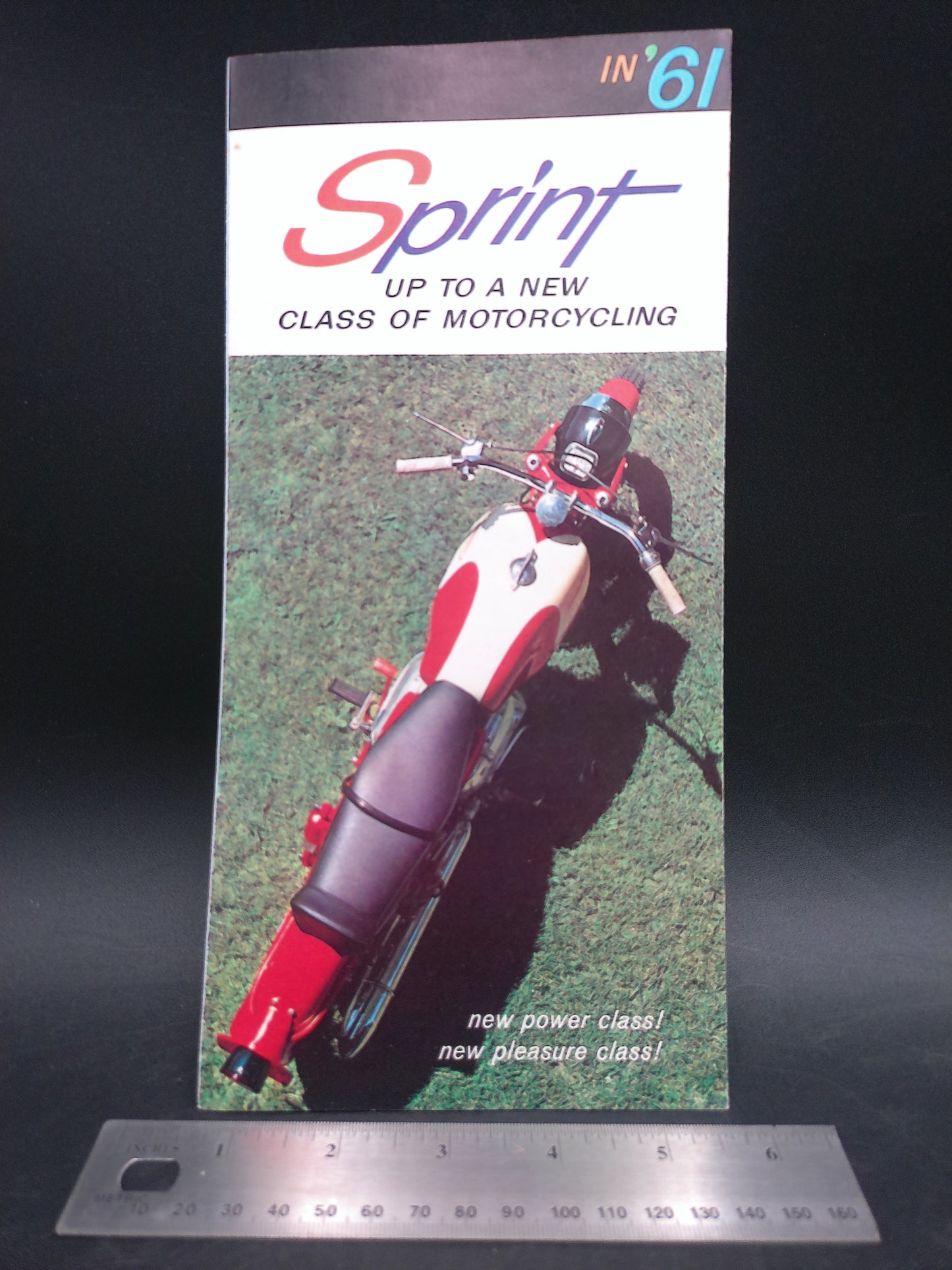 Harley Davidson Sprint Showroom Brochure 1961 Rare