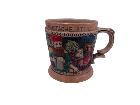 Beer Stein  Made in Japan Ceramic Mustache Beer Stein