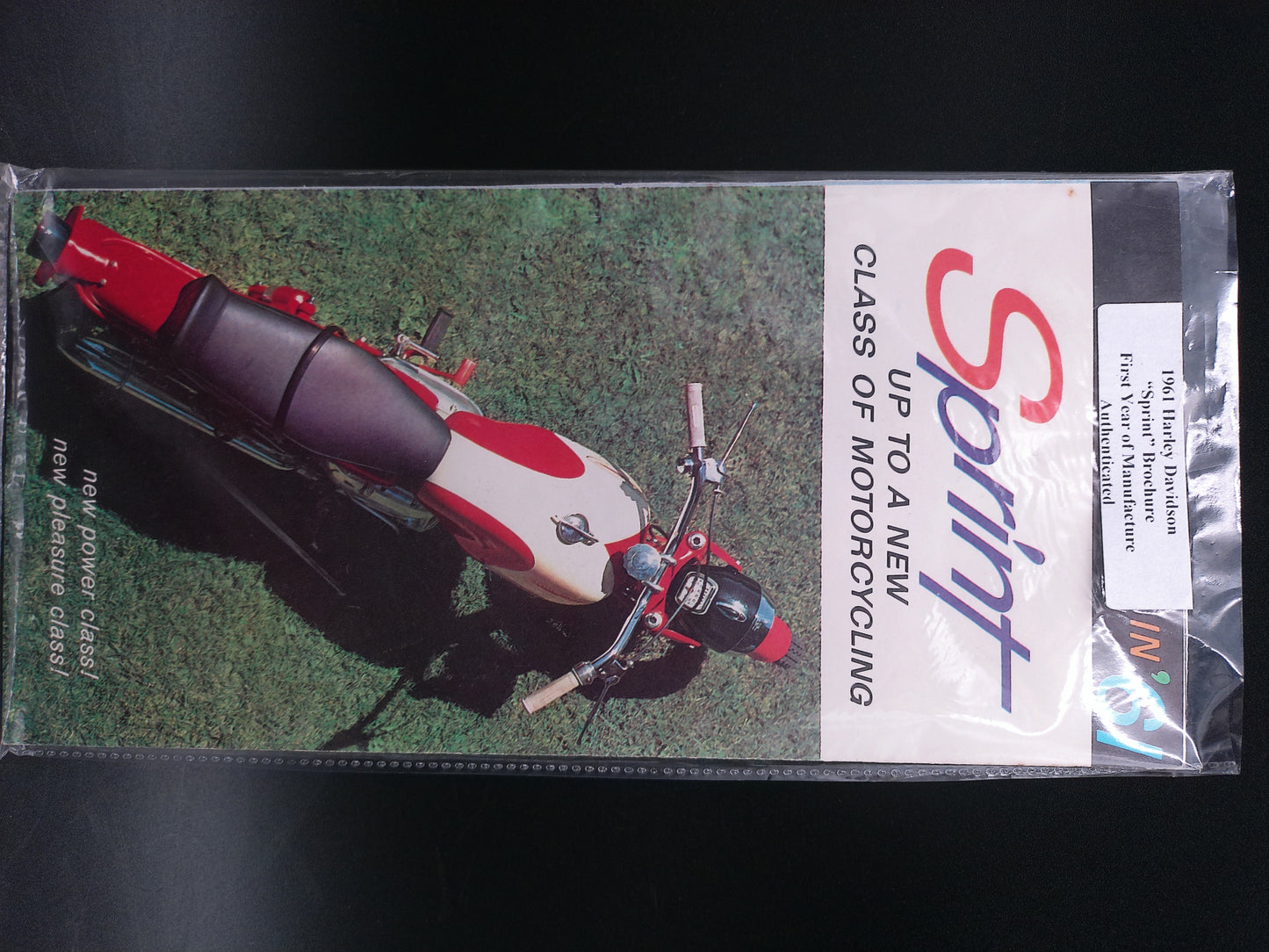 Harley Davidson Sprint Showroom Brochure 1961 Rare