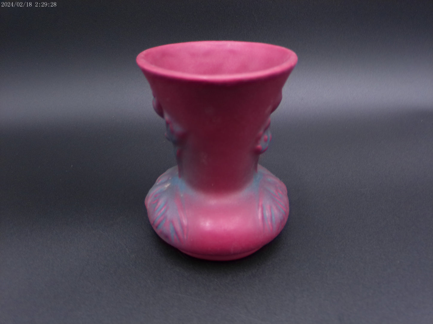 Van Briggle Art Pottery "Mulberry" Anemone Vase Vintage Marked