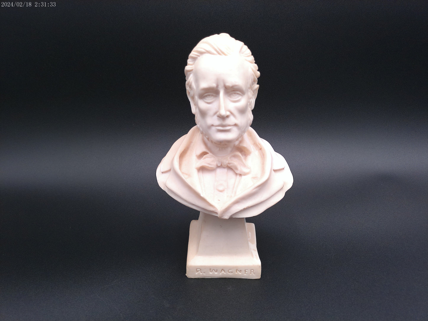 Bust of R Wagner Vintage signed by Artist