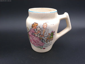 Water pitcher "try it on the dog" picture