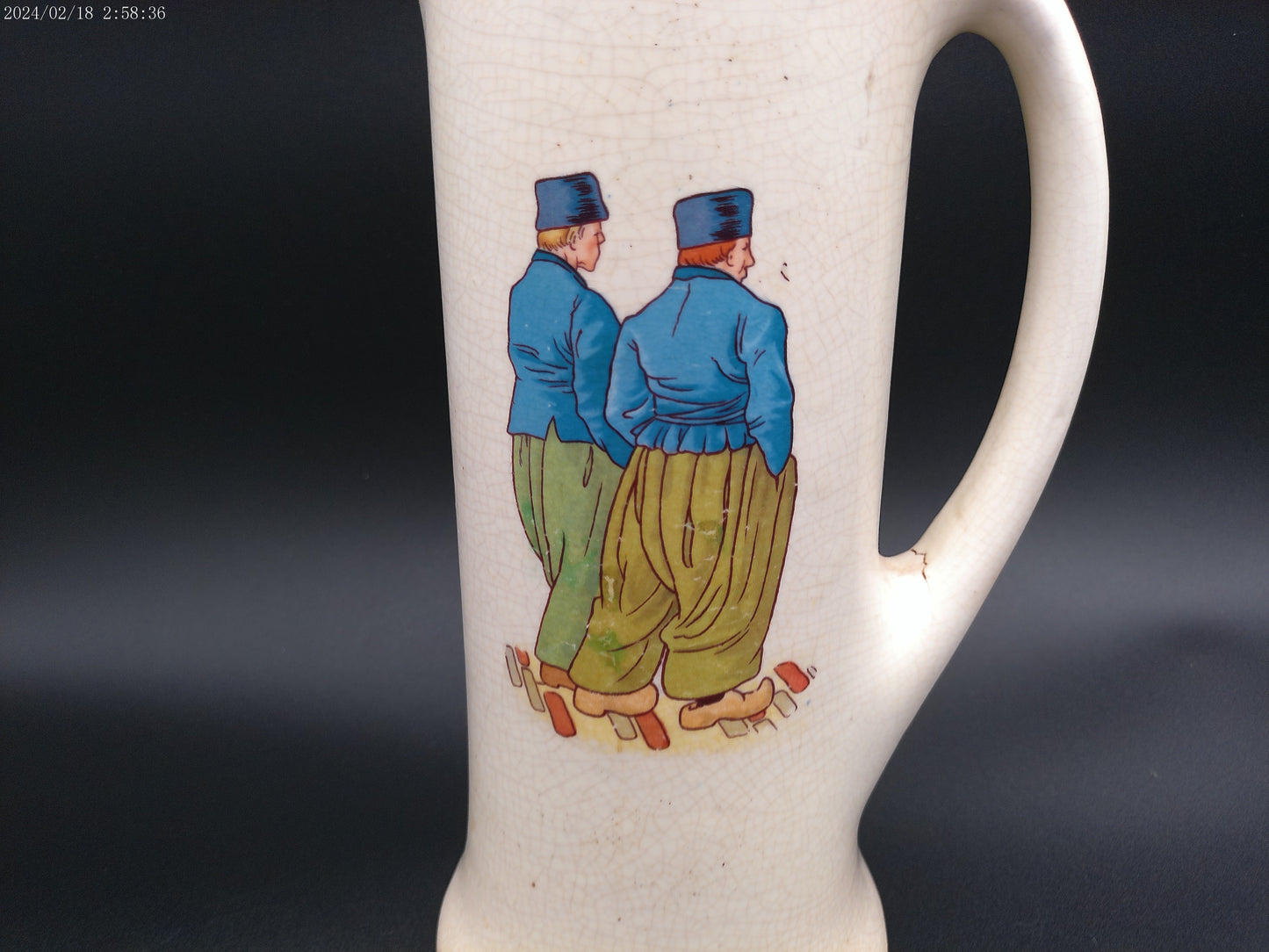 Roseville Pottery Dutch Creamware Pitcher vintage