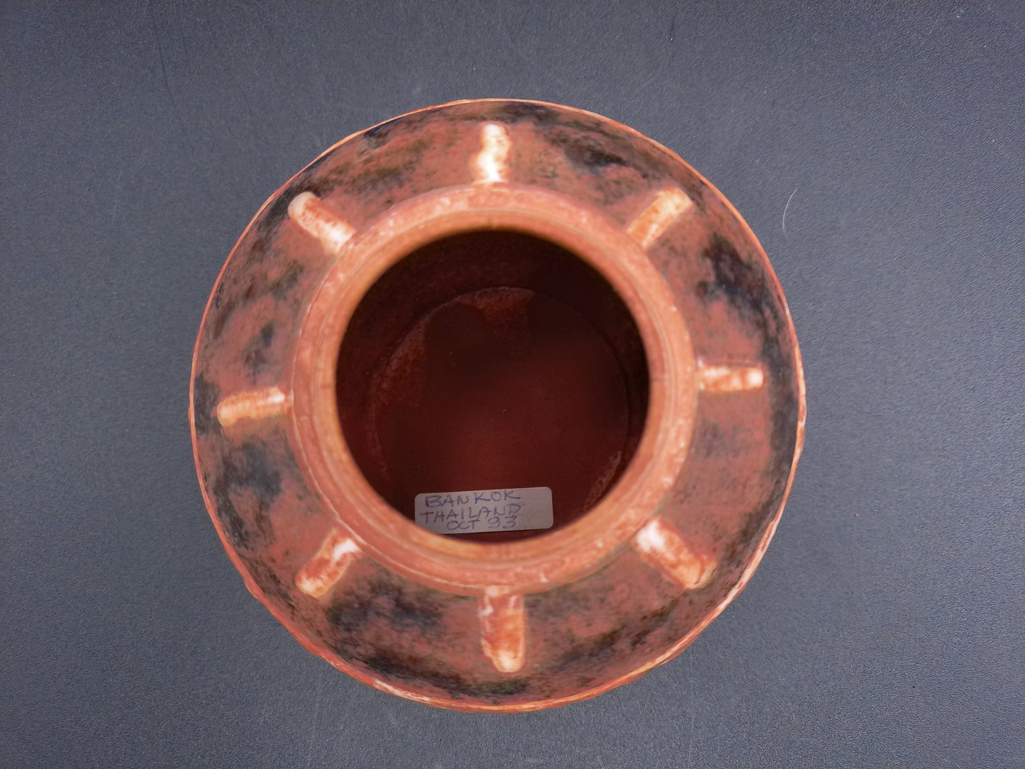 Bowl Made in Bangkok Thailand 1993 unique design