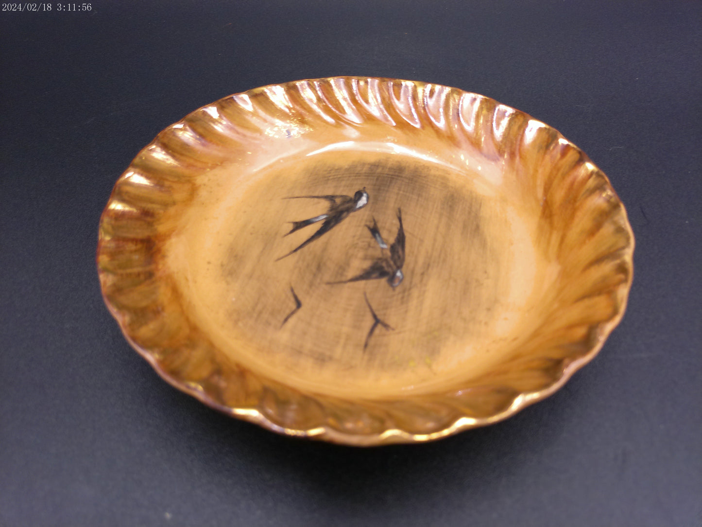 Rookwood Plate dish vintage marked and signed  rare