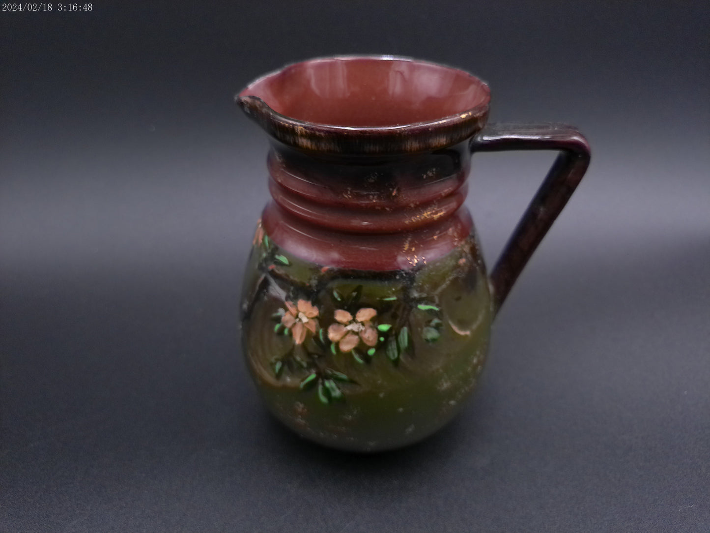 Rookwood pitcherFloral Design  Signed Vintage Rare