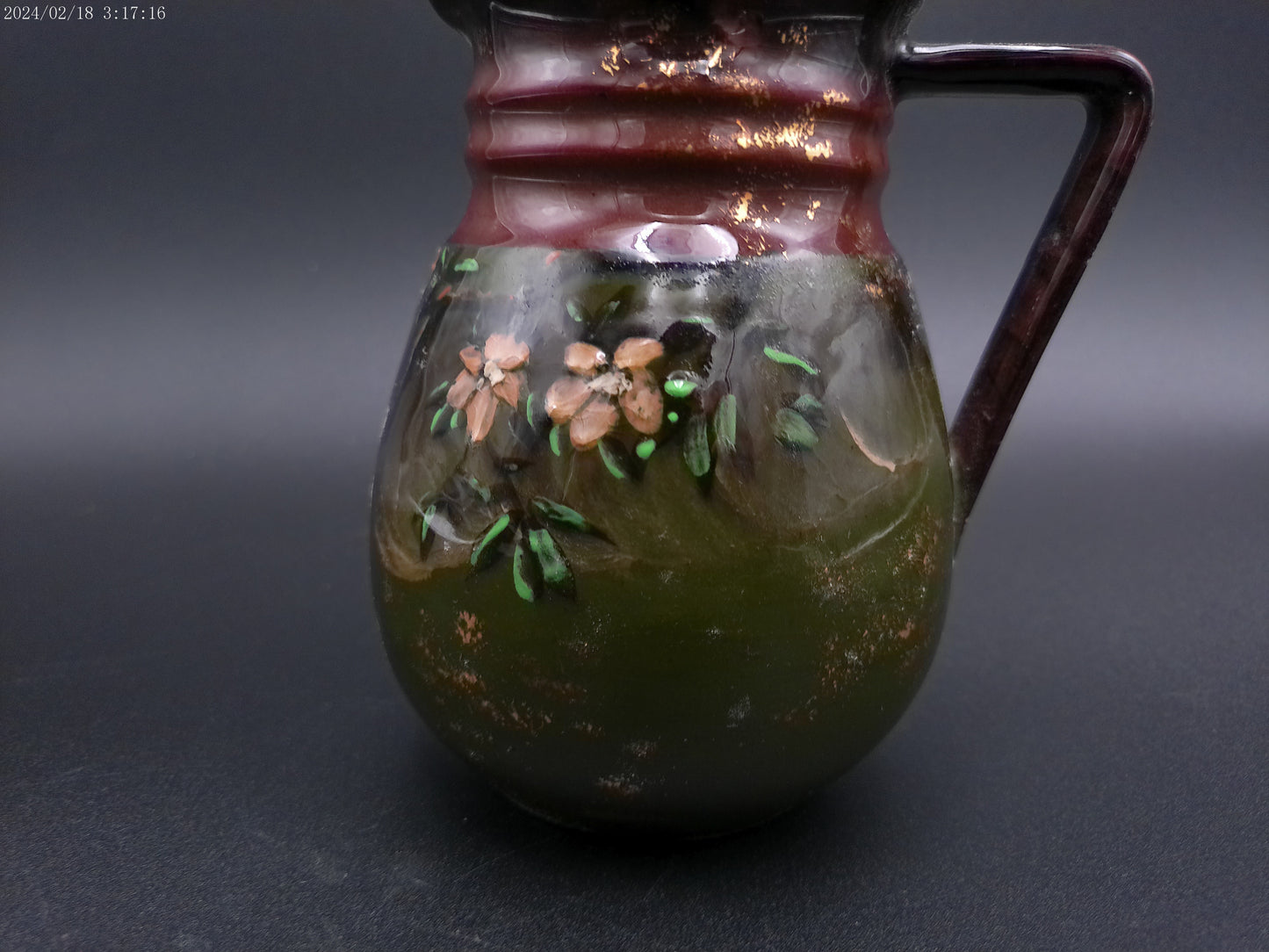 Rookwood pitcherFloral Design  Signed Vintage Rare