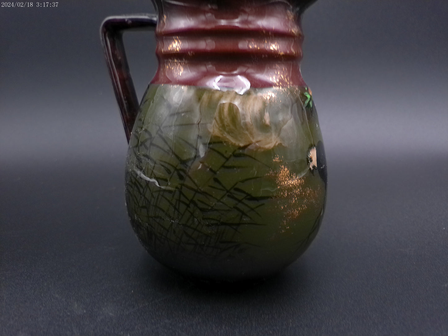 Rookwood pitcherFloral Design  Signed Vintage Rare