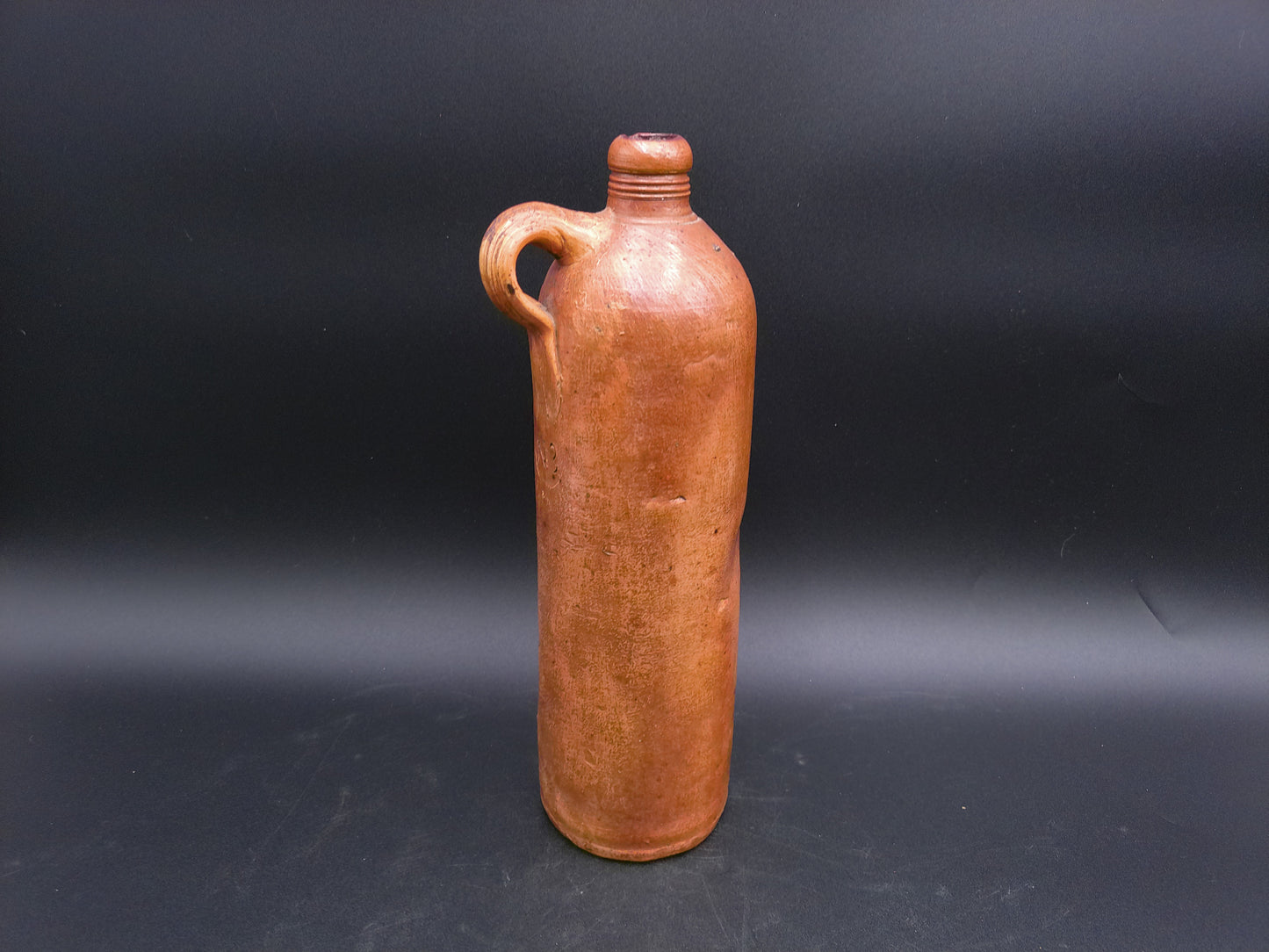 German Stoneware Mineral Water Bottle Roiseorper Vintage 1800s