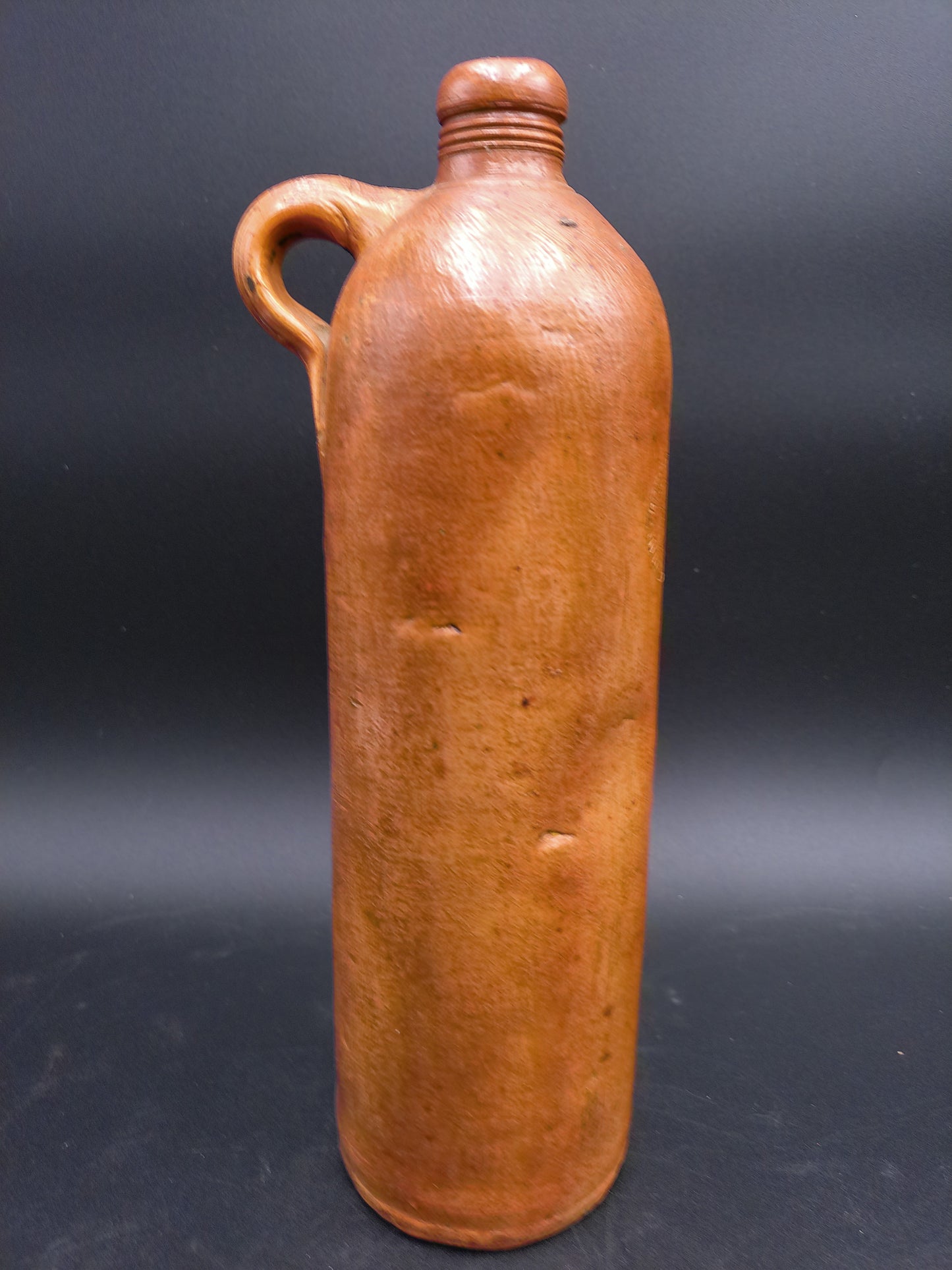 German Stoneware Mineral Water Bottle Roiseorper Vintage 1800s