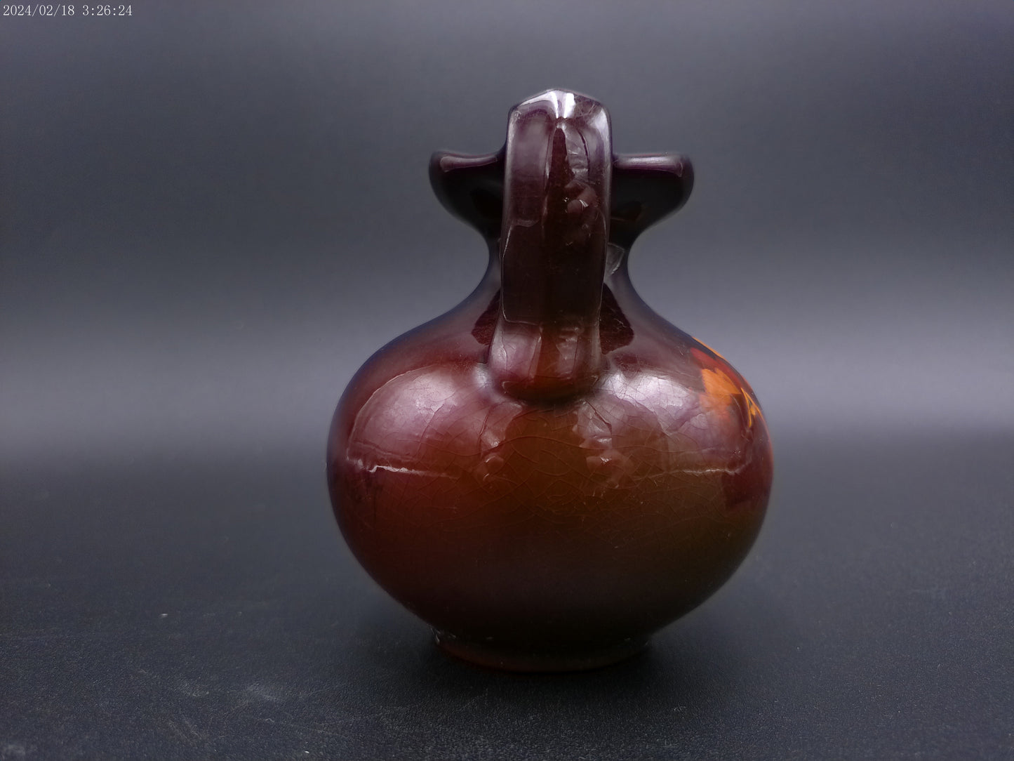 Roseville Rozane Pottery Vase Glazed Rare floral design