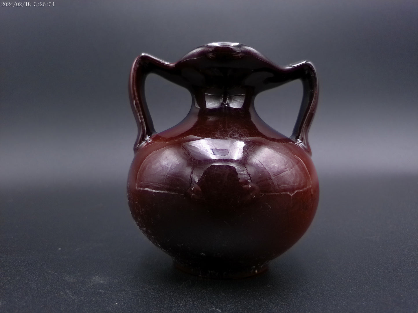 Roseville Rozane Pottery Vase Glazed Rare floral design