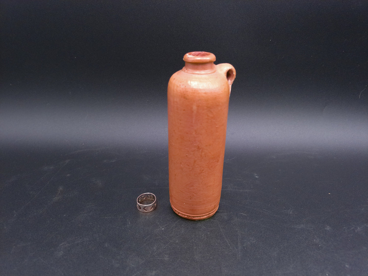 Pitcher Vase  Sandstone Stoneware Pottery Bottle 1800's German Made
