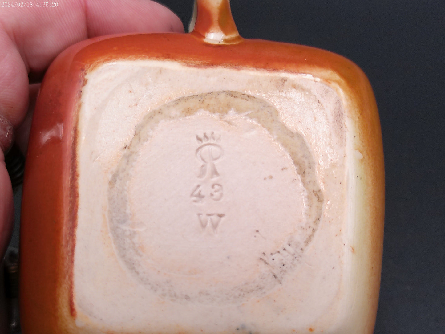 Rookwood Pottery Creamery Bowl Signed and Marked 43 W Rare