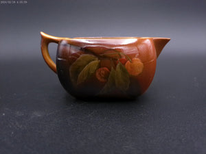 Rookwood Pottery Creamery Floral Bowl Signed and Marked 43  J.E.Z. Rare