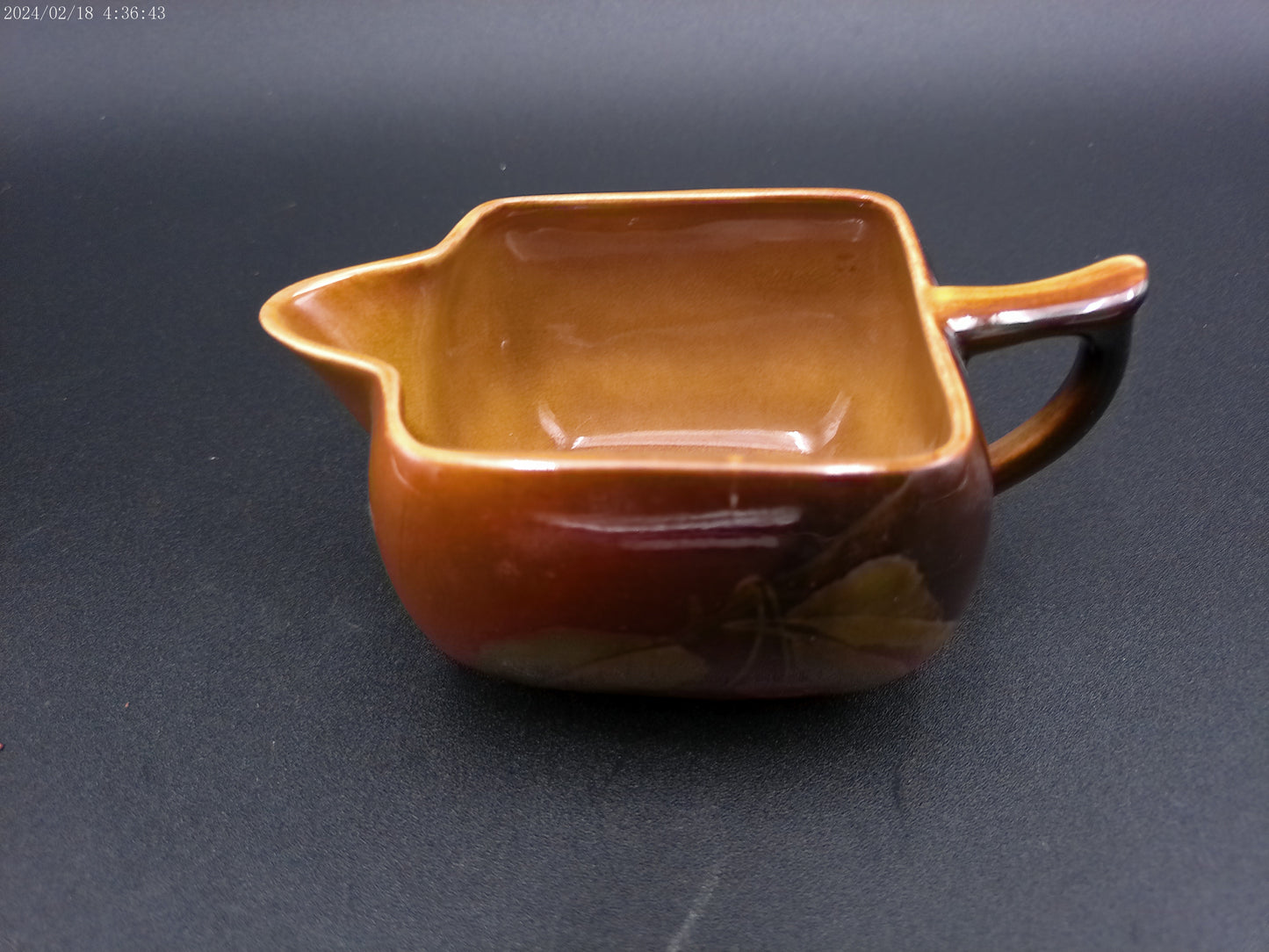 Rookwood Pottery Creamery Floral Bowl Signed and Marked 43  J.E.Z. Rare